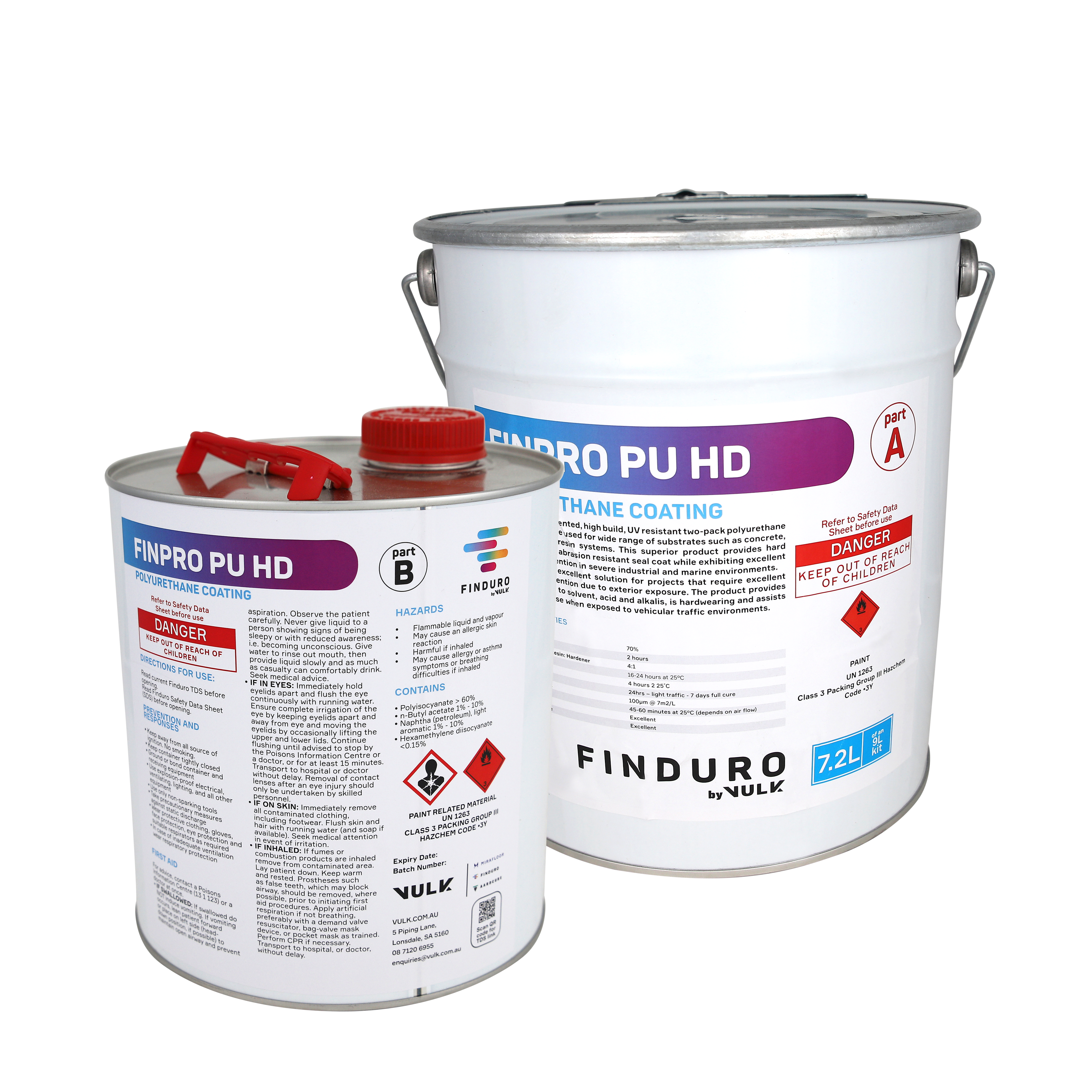 Vulk Finpro PU HD Polyurethane Clear Kit 5L (A + B) Image