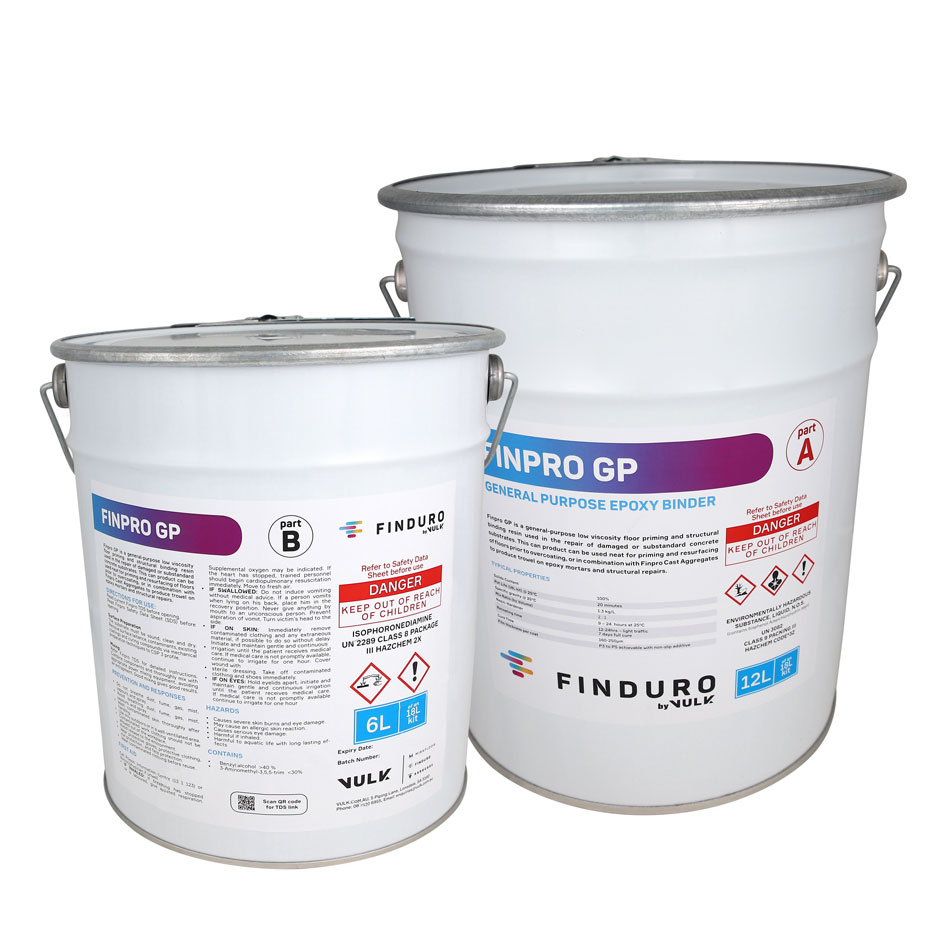 Finpro GP Epoxy Kit - Primer or High-strength trowel on epoxy motor Image