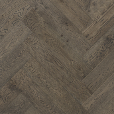 GrandOak Herringbone Collection Parisien Grey
