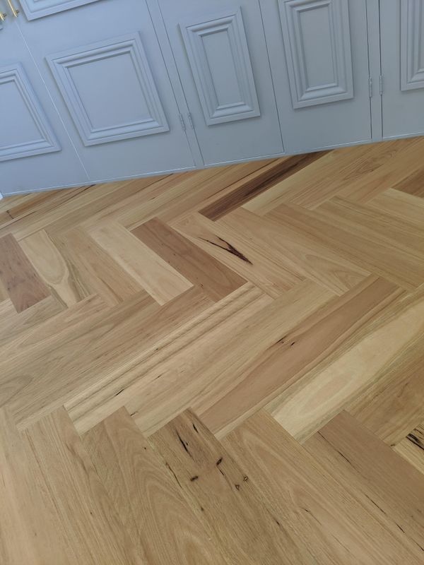 Blackbutt Engineered Herringbone - 134mm Image